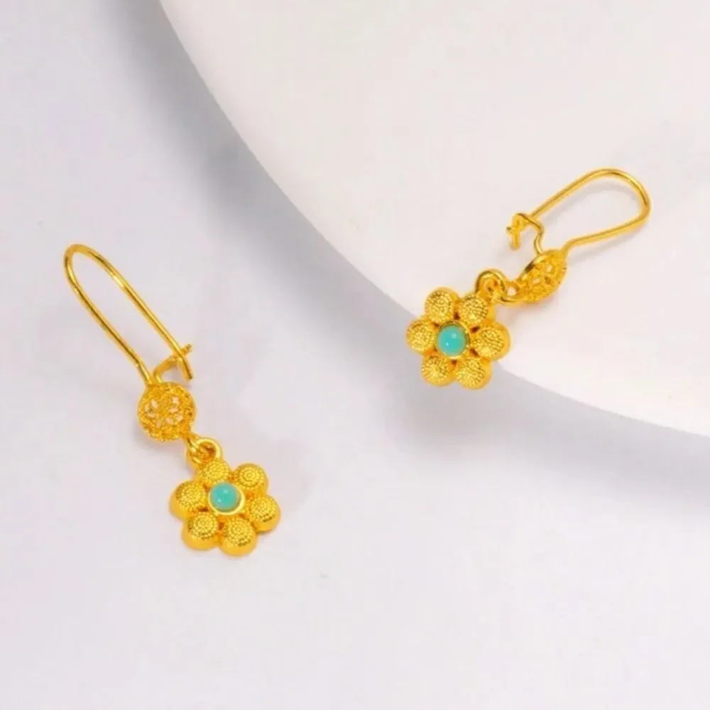 Flower earrings N719